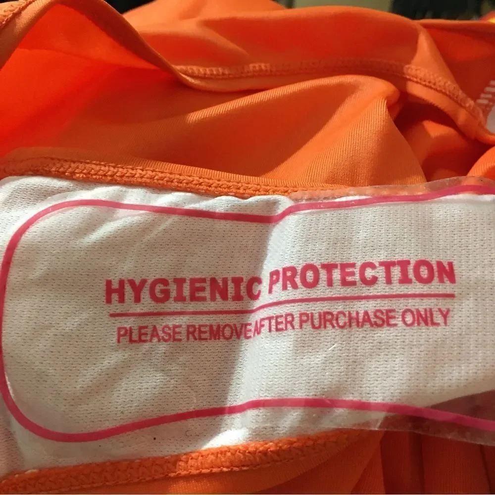 Bobbie Brooks NWT Orange Two Piece Swimset Size L